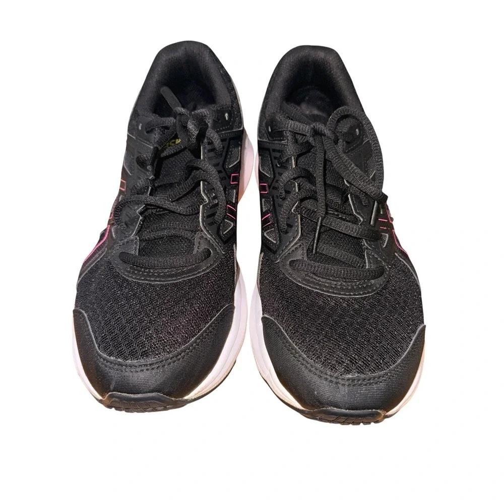 ASICS Gel-Excite 8‎ Running Shoes Womens 8.5 Wide Pre-Owned Sneakers Black Pink
